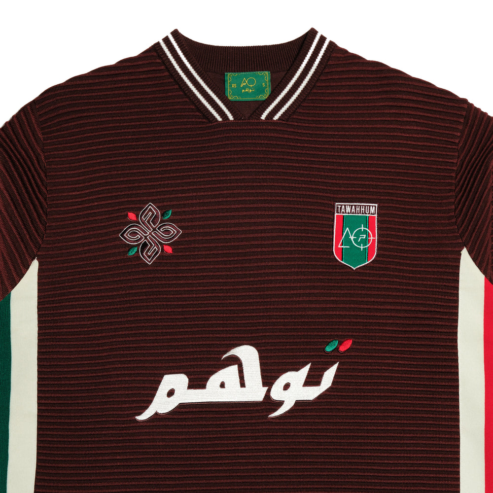 AQ x PEAK.KL "Tawahhum" Knitted Mocha
