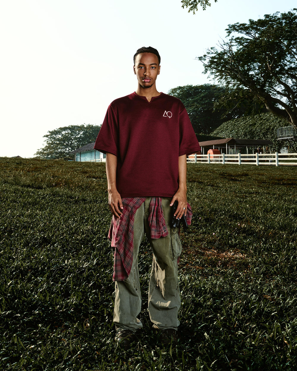 AQ Zulhijjah Issue Basic Collar (Maroon)