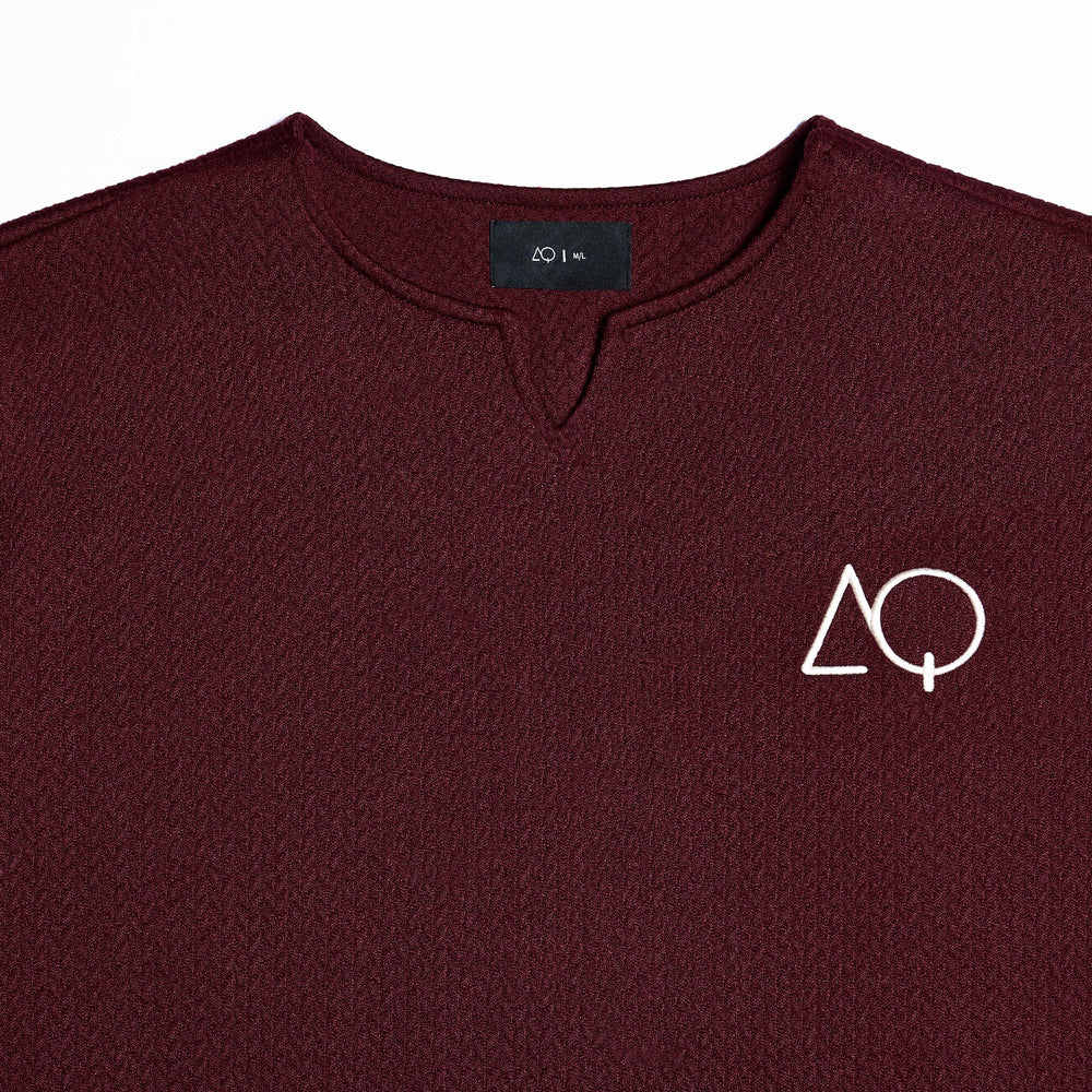 AQ Zulhijjah Issue Basic Collar (Maroon)