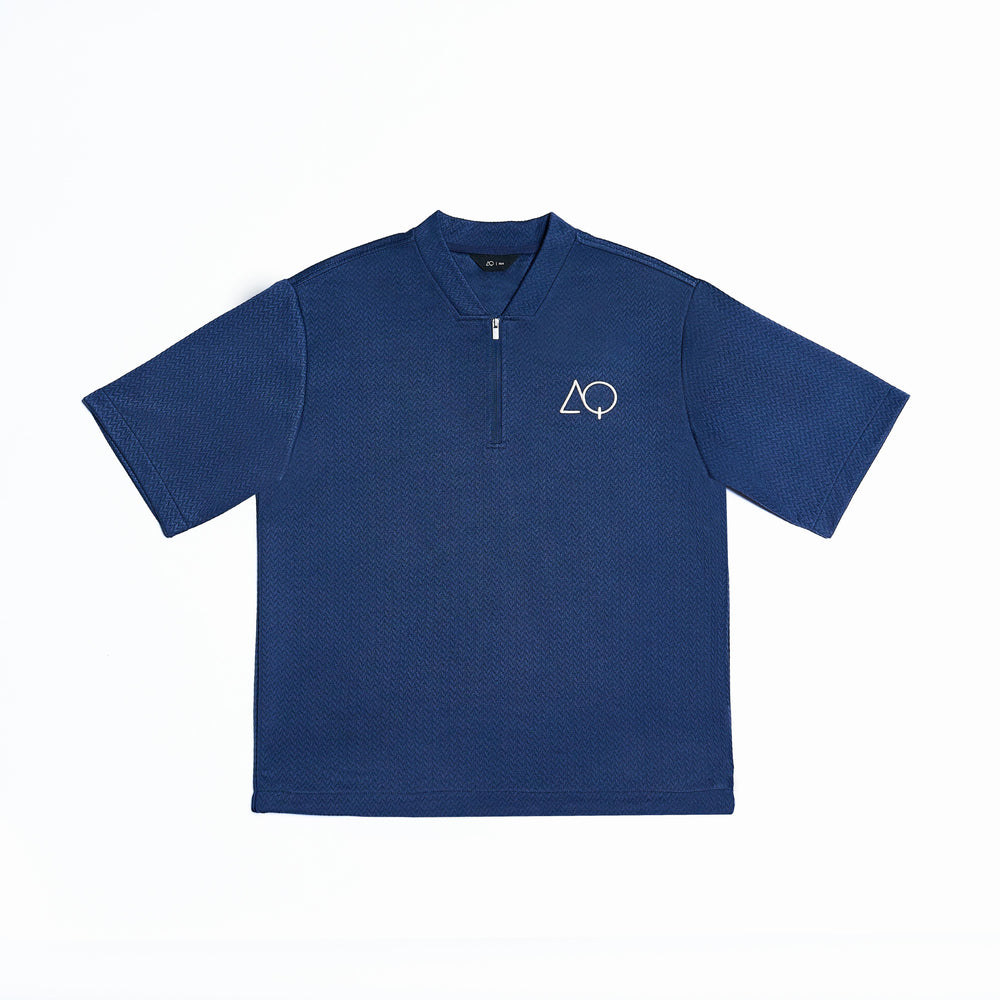 AQ Zulhijjah Issue Half Zipper (Blue)