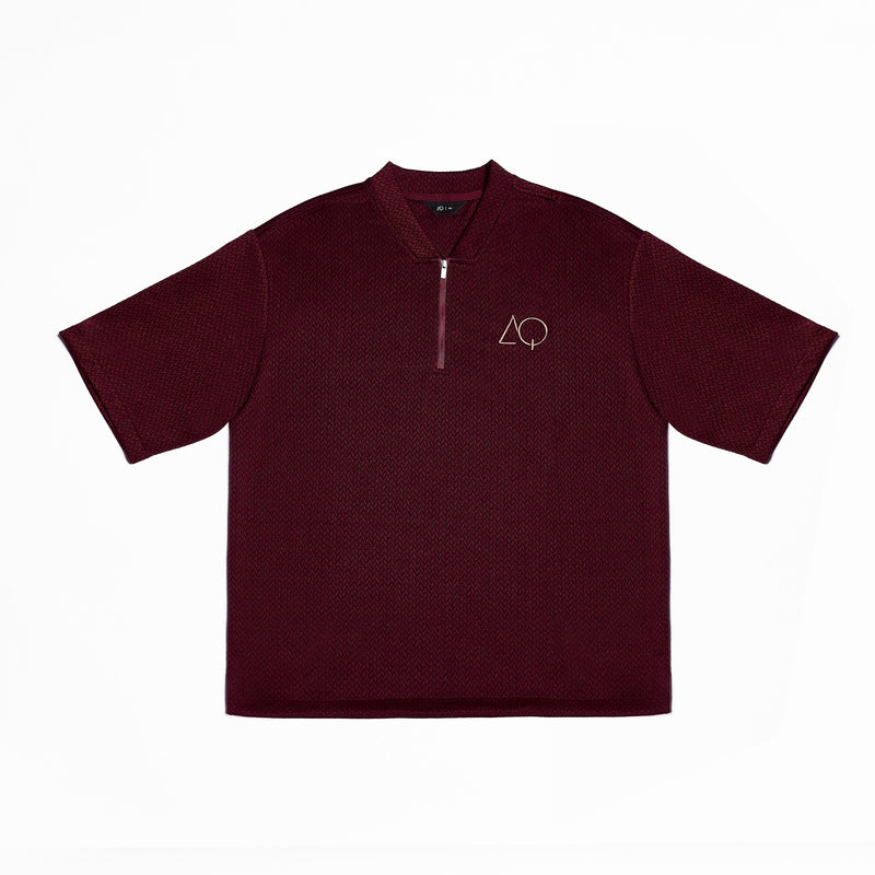 AQ Zulhijjah Issue Half Zipper (Maroon)