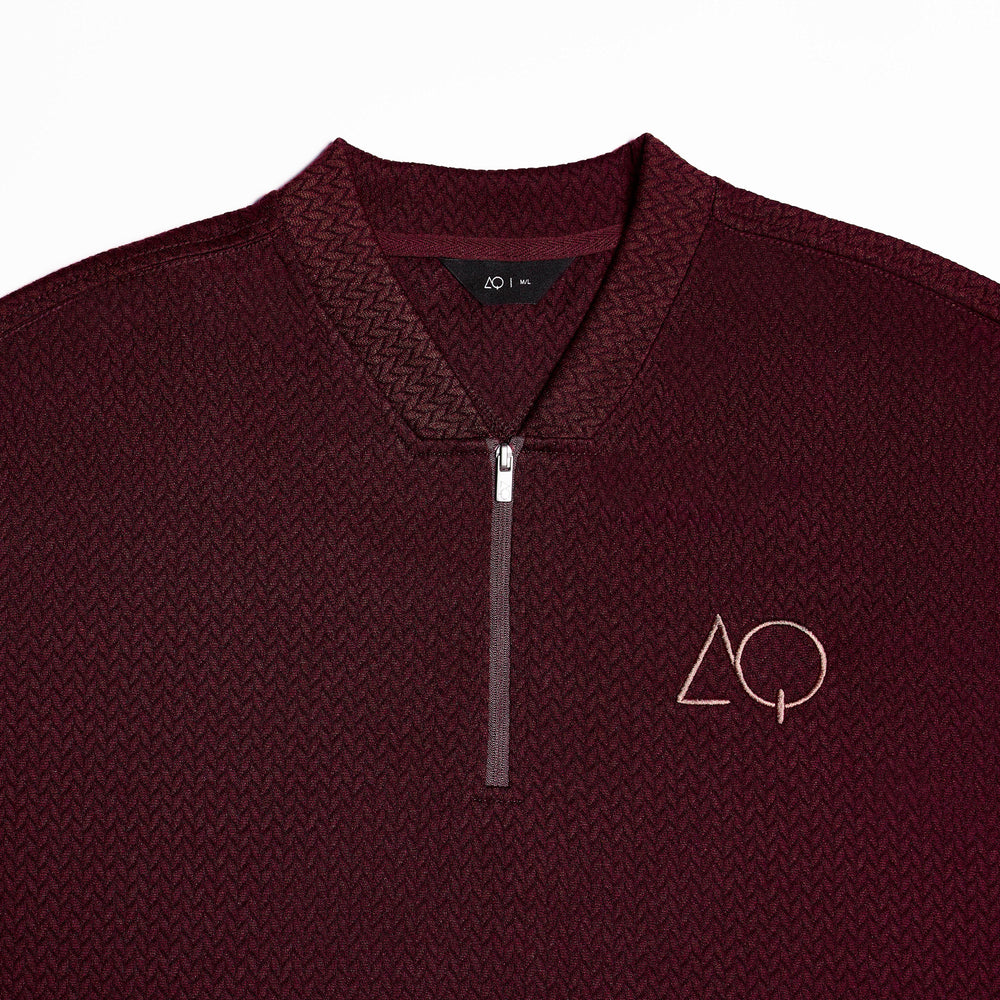 AQ Zulhijjah Issue Half Zipper (Maroon)