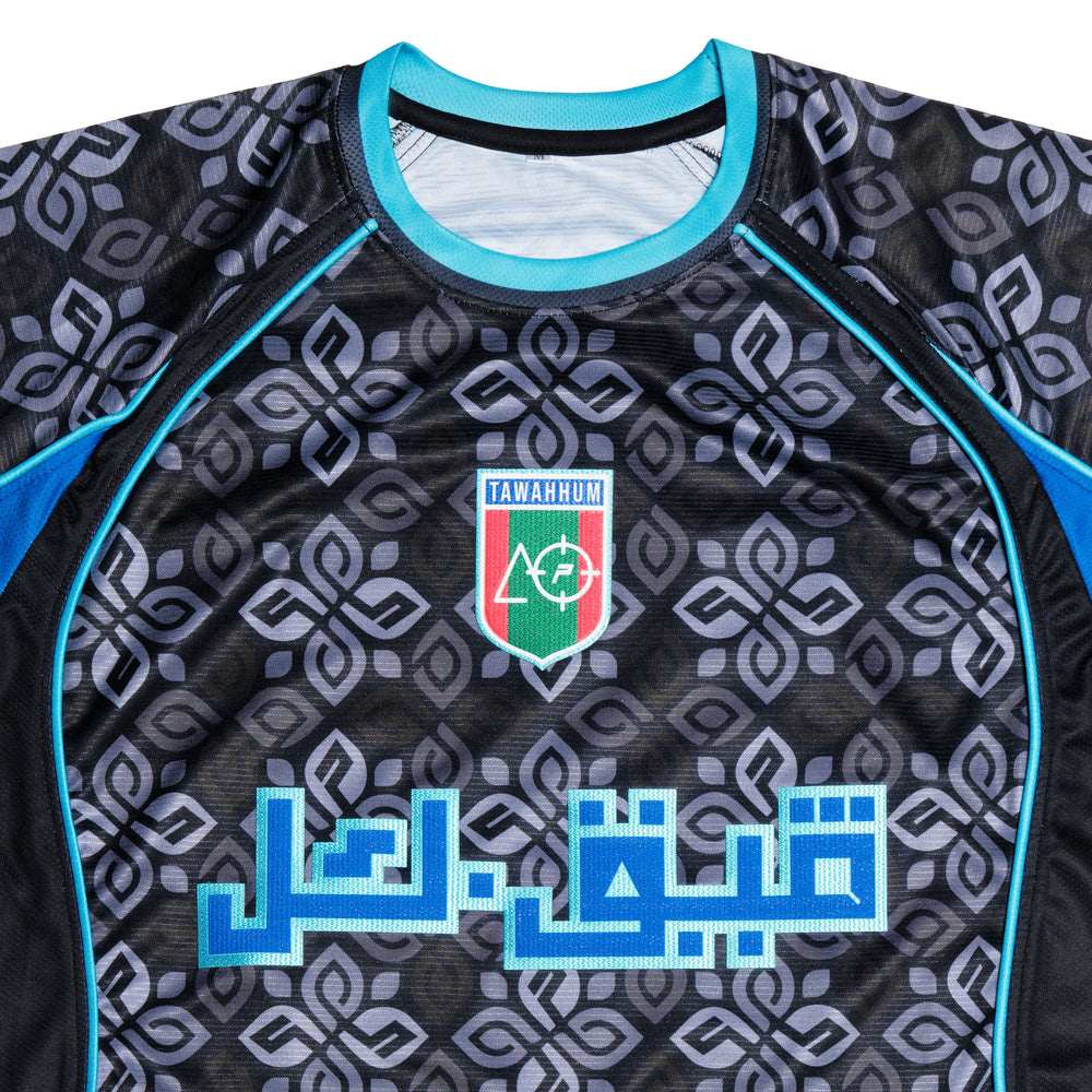 AQ x PEAK.KL "Tawahhum" Jersey Black Ice