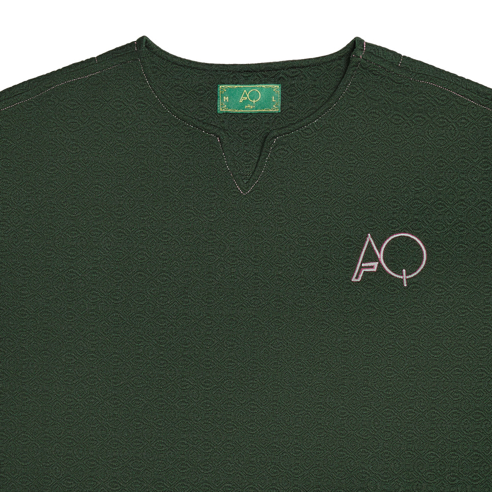 AQ x PEAK.KL "Tawahhum" Kurta Matcha