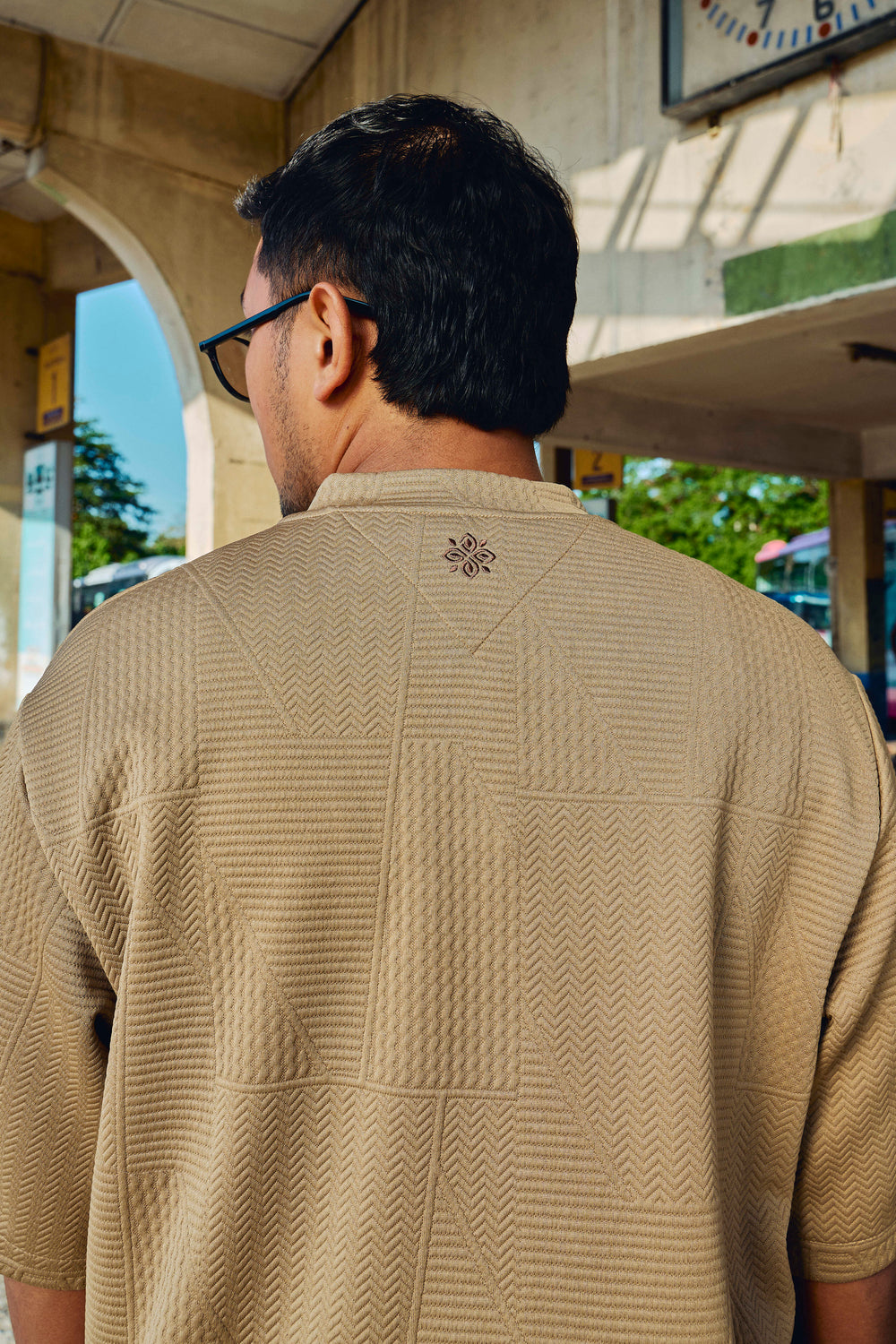AQ Ramadhan Issue Half Zipper (Toffee)
