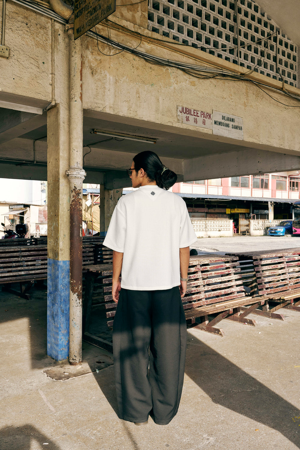 AQ Ramadhan Issue Half Zipper (White)