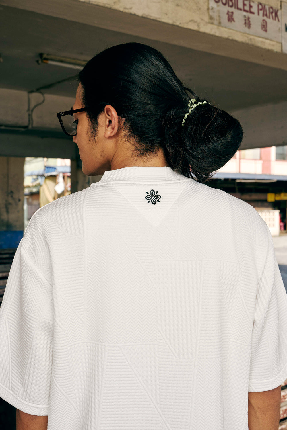 AQ Ramadhan Issue Half Zipper (White)