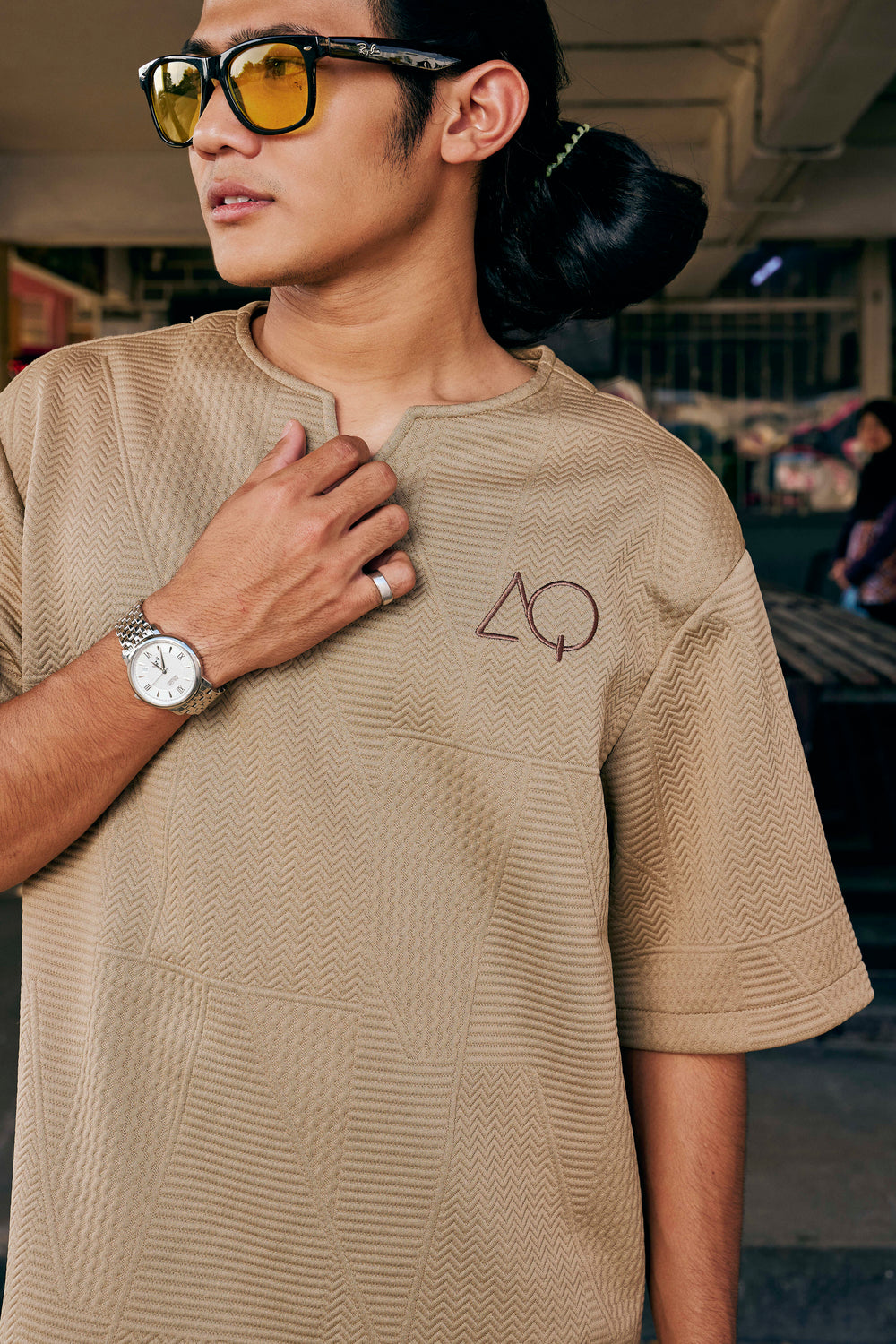 AQ Ramadhan Issue Basic Collar (Toffee)