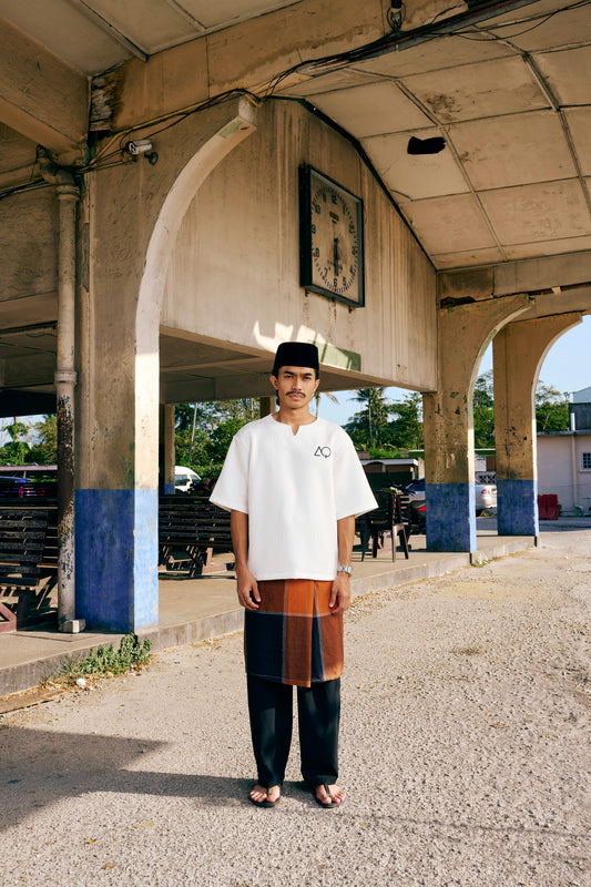 AQ Ramadhan Issue Basic Collar (White)