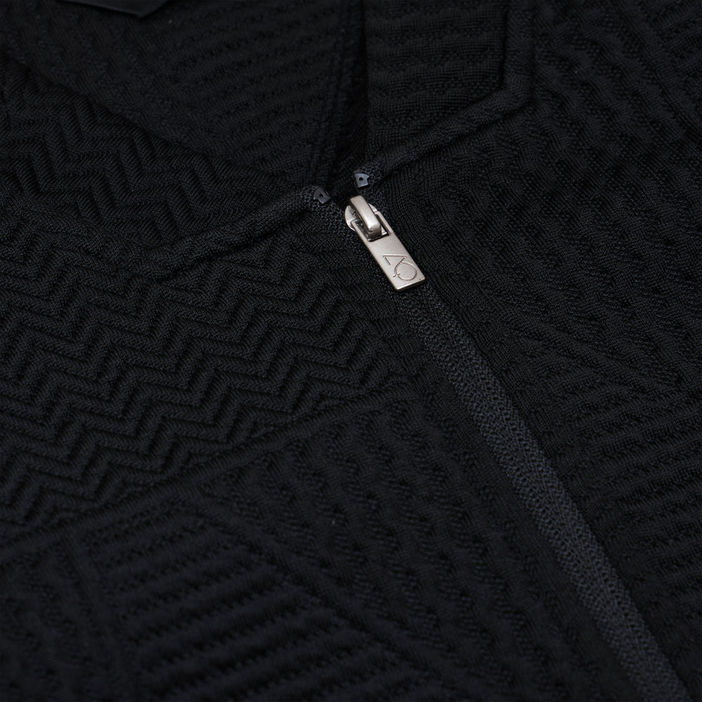 AQ Ramadhan Issue Half Zipper (Black)