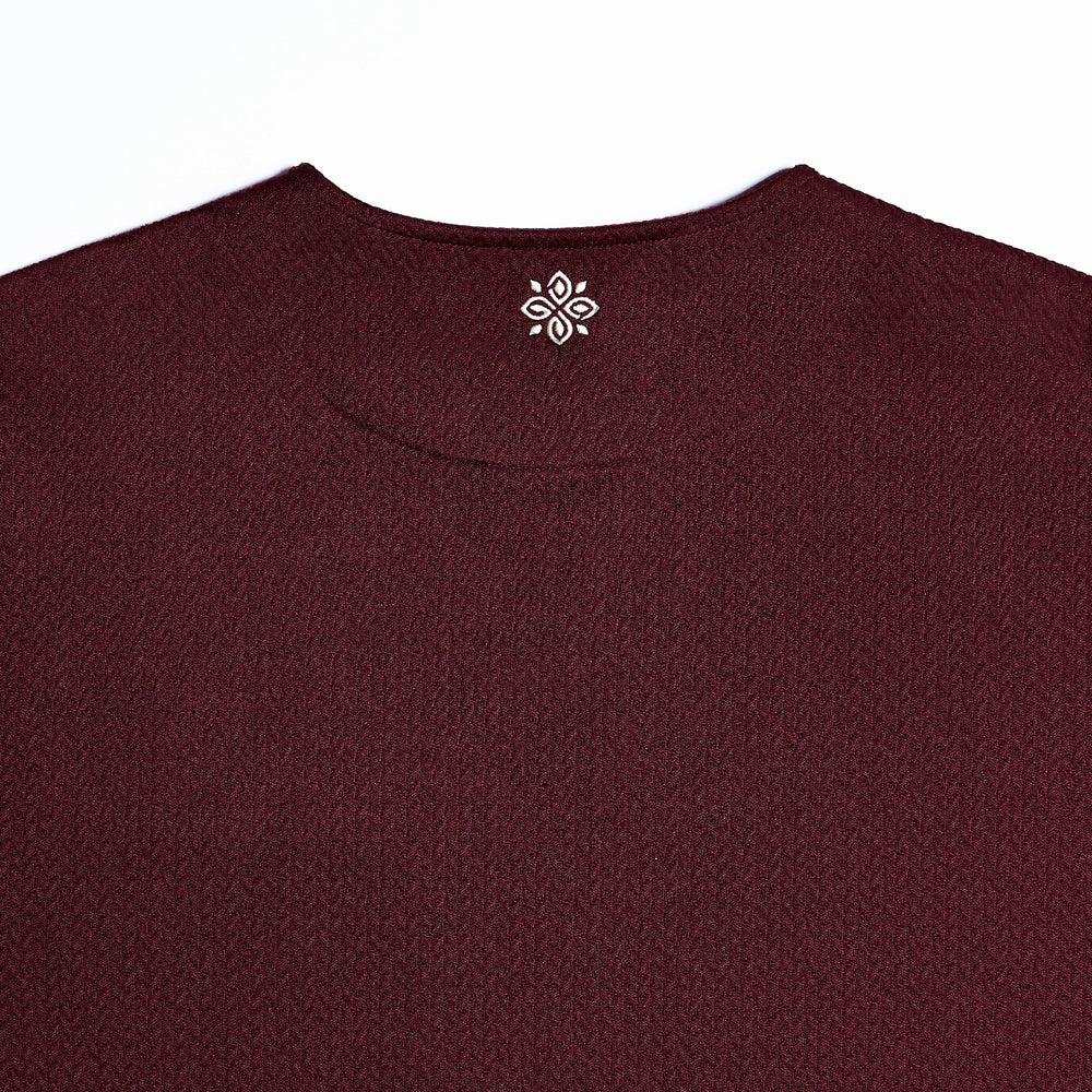 AQ Zulhijjah Issue Basic Collar (Maroon)