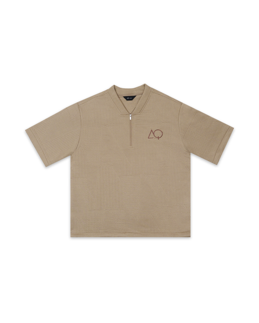 AQ Ramadhan Issue Half Zipper (Toffee)