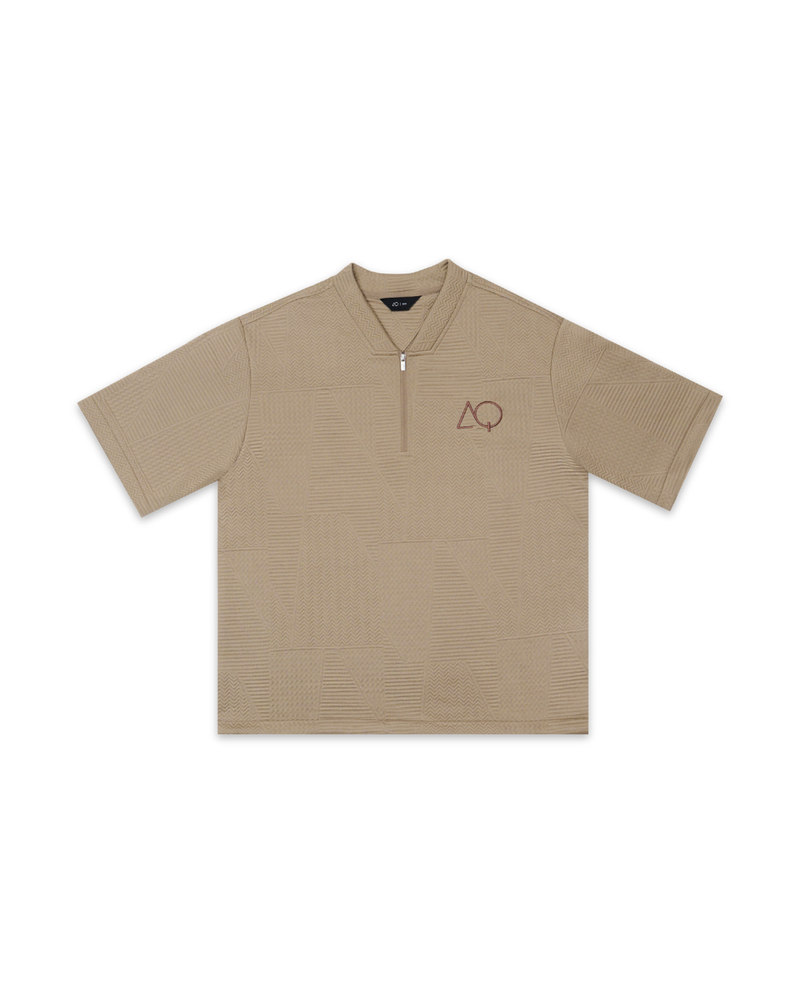 AQ Ramadhan Issue Half Zipper (Toffee)
