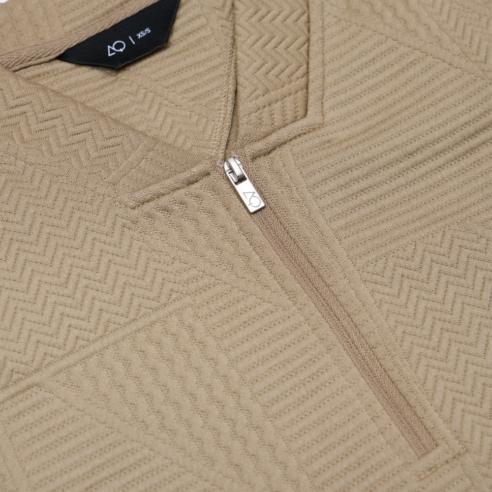 AQ Ramadhan Issue Half Zipper (Toffee)