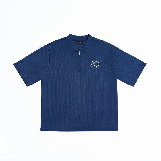 AQ Zulhijjah Issue Half Zipper (Blue)
